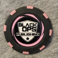 Black Ops Publishing Poker Chip - Black/Pink