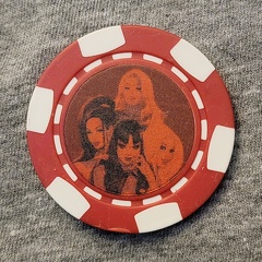 Notti & Nyce meet Red Sonja and Vampirella Poker Chip